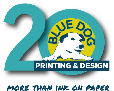 Blue Dog Printing & Design logo